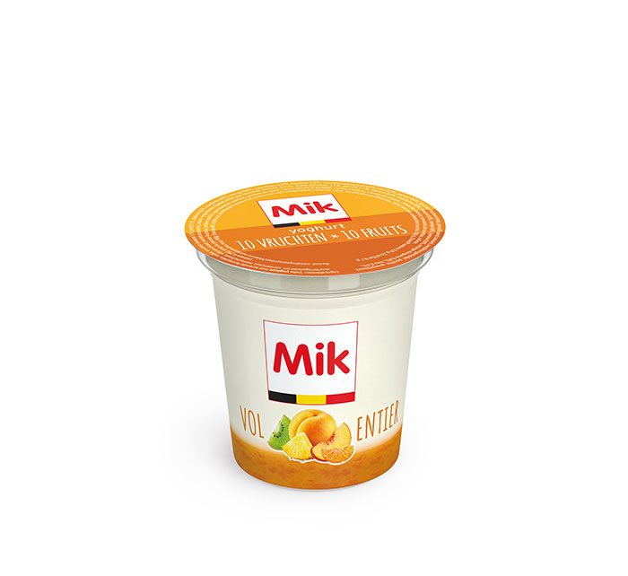 MIK Volle standyoghurt 10 vruchten 125g